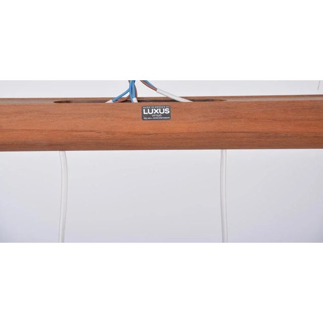 Mid-Century Modern Swedish Pendant Lamp by Uno & Östen Kristiansson for Luxus, 1960s For Sale - Image 11 of 13