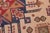 Textile Rustic Kazak Ivory/Red Wool Round Rug- 6'5''x6'6'' For Sale - Image 7 of 10