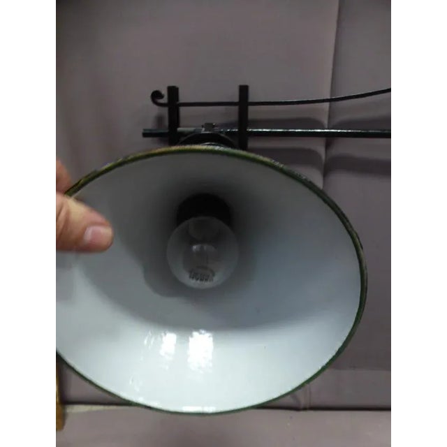 Antique Metal Chandelier Decor For Sale - Image 5 of 11