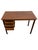 1950s Vintage Mid-Century Modern Teak Desk With Sculpted Handles and Dovetailed Drawers, Made in Denmark For Sale - Image 4 of 10
