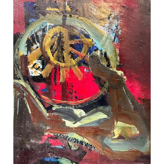 Frank Chabry, The Initiate, Oil on Canvas For Sale - Image 6 of 10