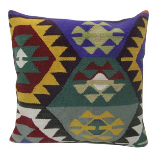 Handmade Decorative Kilim Pillow For Sale