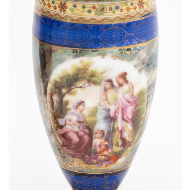 Ceramic French Porcelain Table Lighters, Pair For Sale - Image 7 of 9