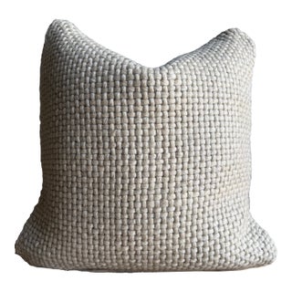 Amari Wool Pillow - Greige For Sale