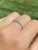 The Abrahams Path: Stackable Diamond U Band in White Gold. The ring features a U style setting shared prong set with 1.54...