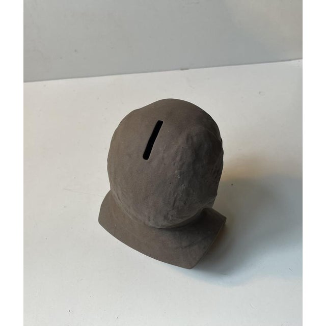 1970s Vintage Winston Churchill Bank Bust in Ceramic from Søholm, 1979 For Sale - Image 5 of 7