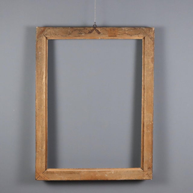 Gold Baroque Painted and Gilded Frame For Sale - Image 8 of 9