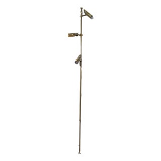 Adjustable Brass Floor Lamp, Italy, 1960s For Sale