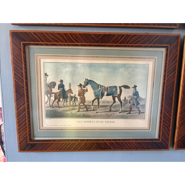 Set of Four French Engravings in Antique Frames, Circa 1870 For Sale In Savannah - Image 6 of 12