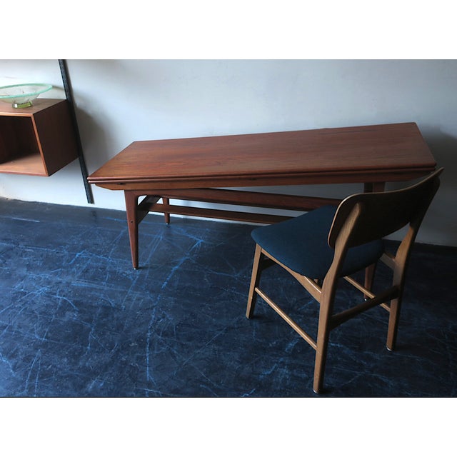 Brown Teak Metamorphic Coffee Table from Trioh, Denmark, 1960s For Sale - Image 8 of 18