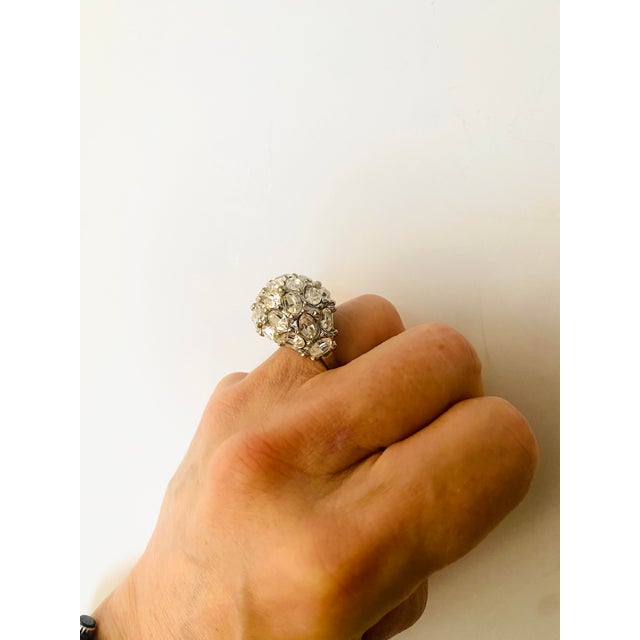 Kenneth Jay Lane Bombé Cocktail Ring, Circa 1990s, Size 6.5 For Sale - Image 10 of 14