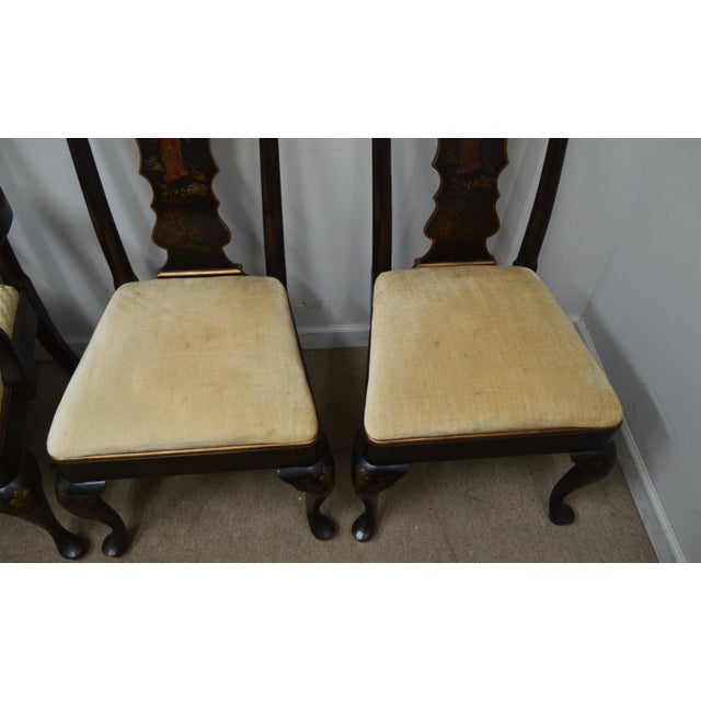 Set of 6 Dining Chairs. Store item #534. The set consist of two arm chairs (40"H x 22.5"W x 24"D) and four side chairs...
