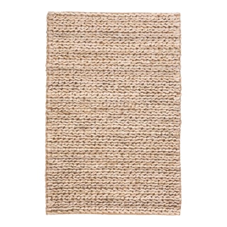 Dash & Albert by Annie Selke Jute Woven Bleached Oak Rug, 3' x 5' For Sale