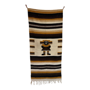 Handwoven Lamb Wool Aztec Tribal Rug Southwestern Navajo Style Decor