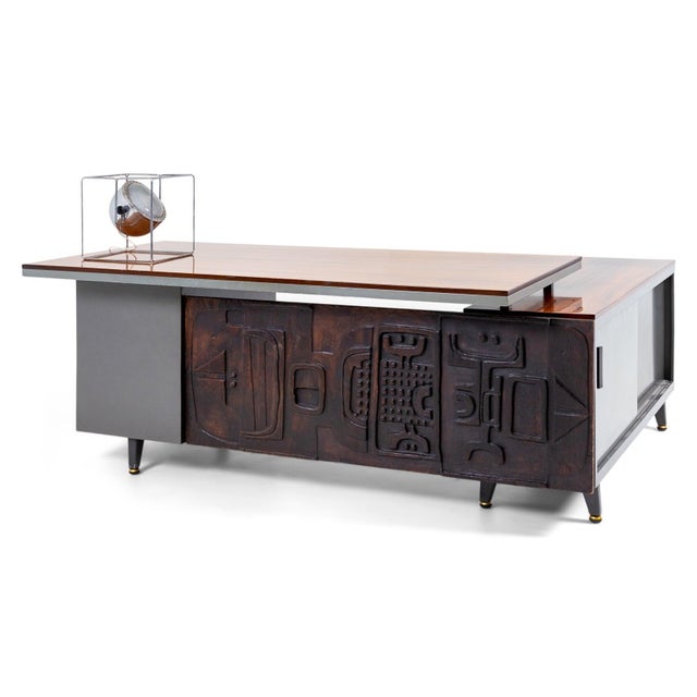 Nerone e Patuzzi Desk, Gruppo NP2, Italy Mid-20th century. For Sale - Image 4 of 14