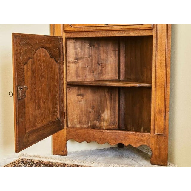 Small Corner Cabinet in Oak, 1800s For Sale - Image 12 of 13