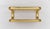 Vintage Brass and Glass Wall Shelf, 1960s For Sale - Image 4 of 10