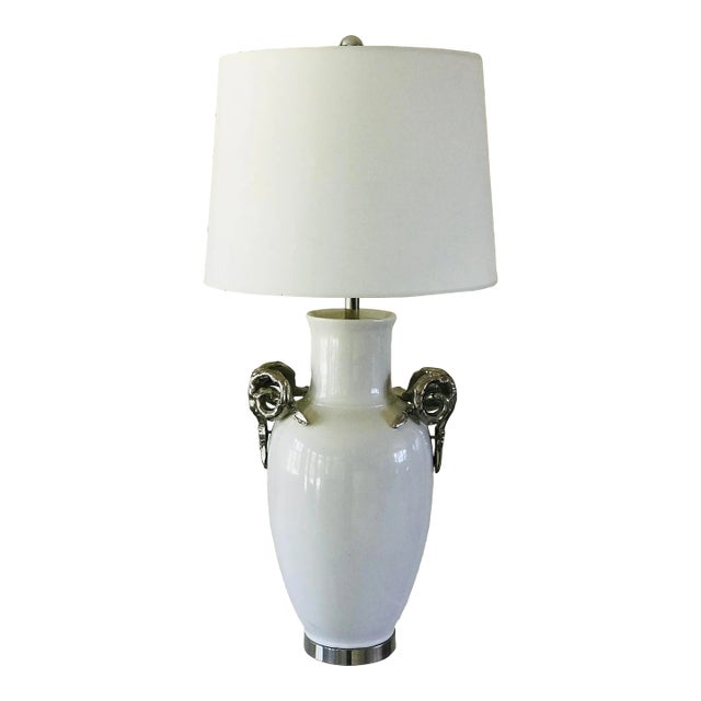 1970’s Ceramic Lamp by Chapman For Sale