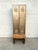1970s East German steel factory lockers with stool. Lockable double doors with shelves & hangers inside. Wooden topped...