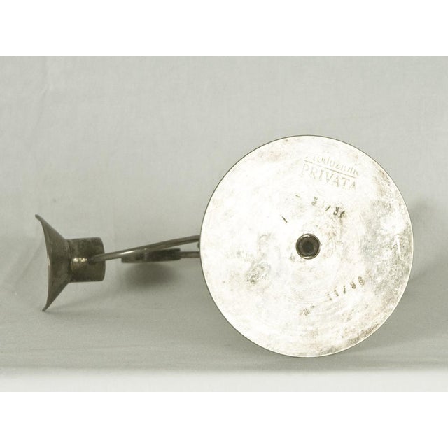 Silver-Plated Metal Candleholder by Michele De Lucchi for Produzione Privata, 1996 For Sale - Image 4 of 5