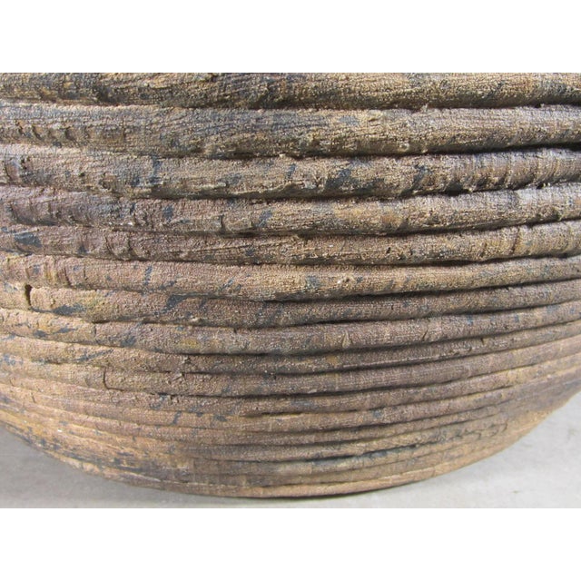 Large Robert Rivera Basket W/ Painted Dancers & Horns For Sale - Image 12 of 15