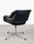 Vintage Italian Black Leatherette and Chrome Swivel Chair, 1970s For Sale - Image 4 of 18