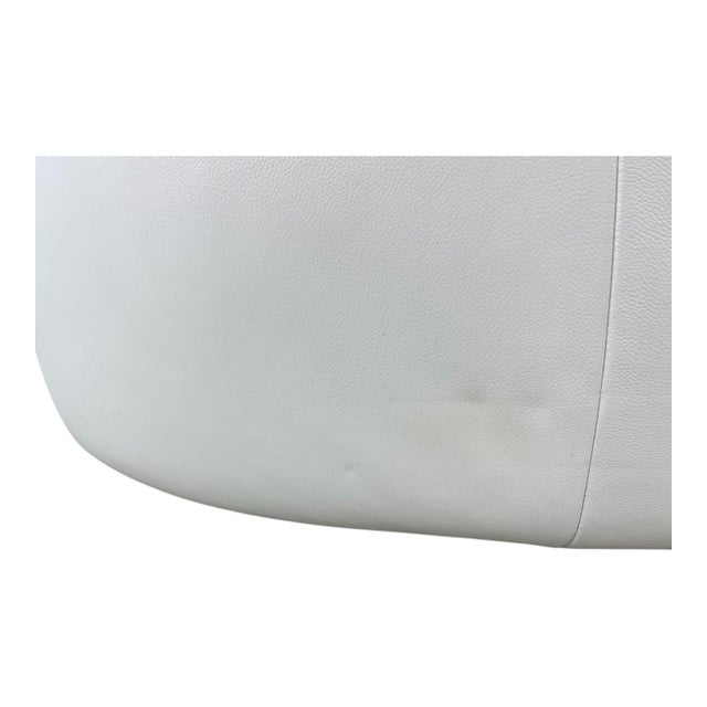Pumpkin 2-Seater Settee in White Leather by Pierre Paulin for Ligne Roset For Sale - Image 9 of 18