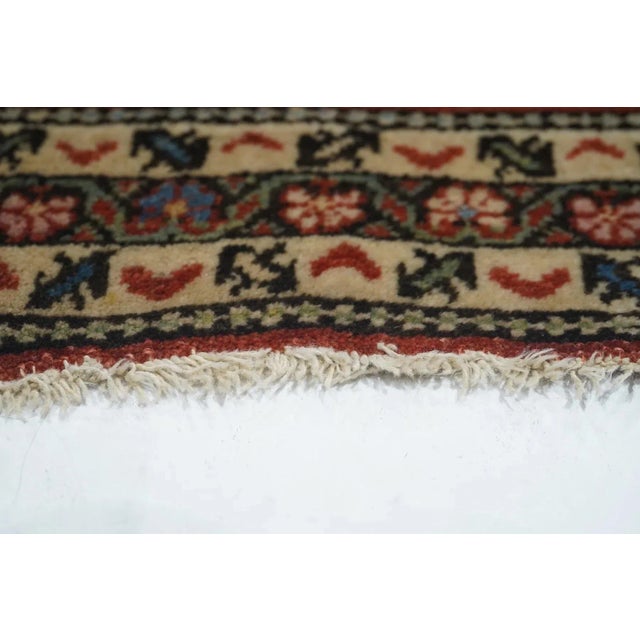 Antique Mohajeran Sarouk Rug 1'10'' x 2'9'' For Sale - Image 9 of 12