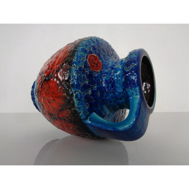 Pop Art 216-25 Ceramic Vase from Bay Keramik, Germany, 1970s For Sale - Image 6 of 18