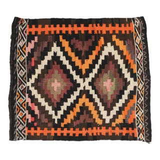 Mini Decorative Vintage Kilim Rug - 1`8″ X 1`11″ For Sale