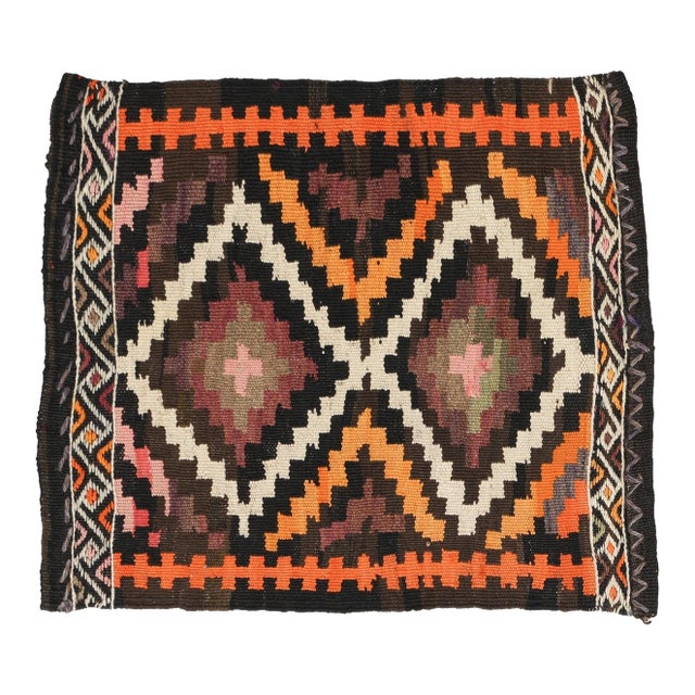 Mini Decorative Vintage Kilim Rug - 1`8″ X 1`11″ For Sale