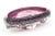 This gorgeous vintage chunky Murano purple bowl by Seguso has abundant bubbles that look like silver foil and is called...