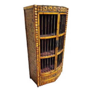 Vintage Bamboo Cabinet