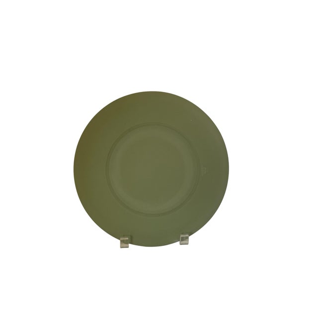 Wedgwood Vintage Wedgwood Jasperware the Muses Sage Green Celadon 9.25" Made in England 1989 For Sale - Image 4 of 5