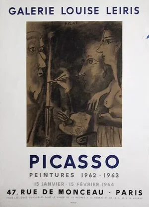 1980s "Peintures 1962-1963" Lithograph After Pablo Picasso