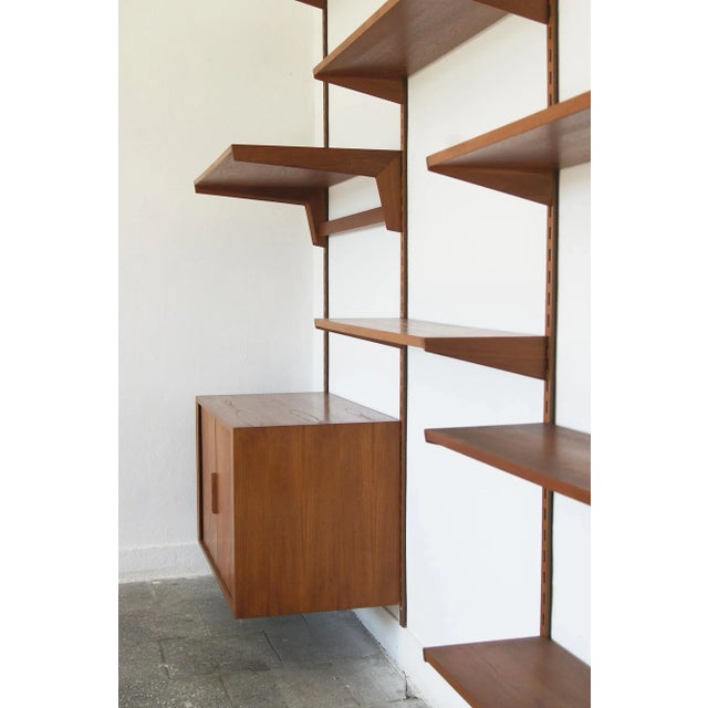Mid-Century Modern Mid-Century Modern Wall Unit by Kai Kristiansen for FM Mobler, 1960s For Sale - Image 3 of 13
