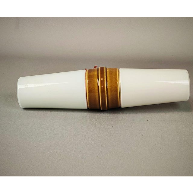 Glass Porcelain Bathroom Wall Light by Sigvard Bernadotte for Ifo, 1950s For Sale - Image 7 of 9