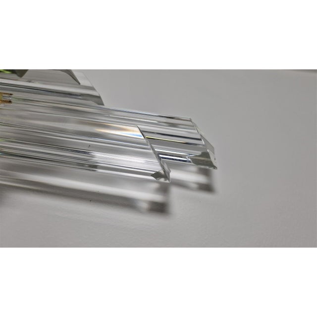 Metal Triedro Wall Light in Murano Glass from Venini, 1960s For Sale - Image 7 of 15