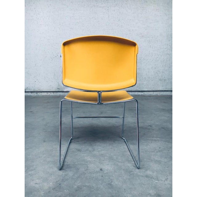 Silver Max Stacker Conference & Office Chairs by Steelcase Strafor, 1980s, Set of 8 For Sale - Image 8 of 18