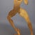 Modernist Dancing Woman in Brass by Giubak, 1970 For Sale - Image 10 of 17