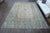 Persian 1970s Vintage Persian Handmade Wool Cotton Blue Area Rug For Sale - Image 3 of 11