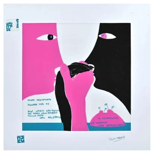 Ennio Pouchard, Fluire con Te: Diecicomeledi, Screen Print on Acetate, 1973