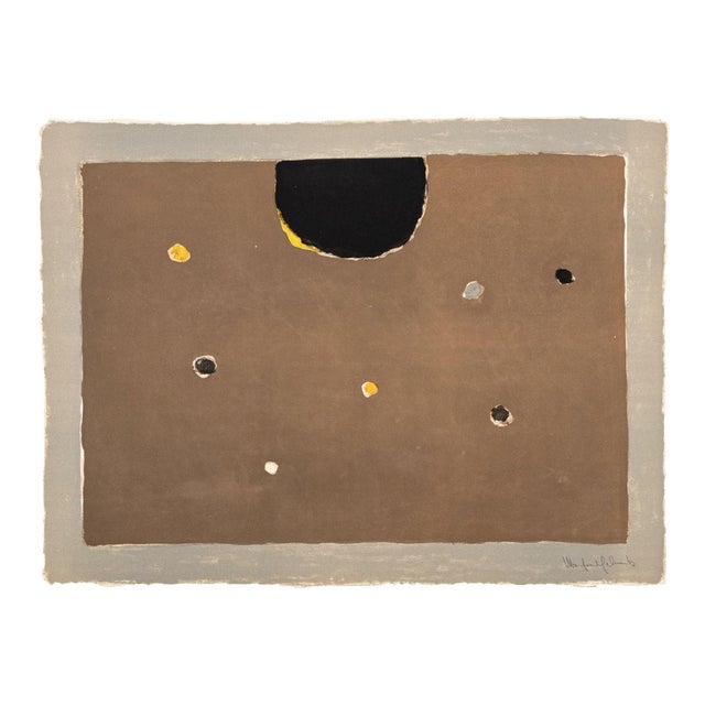 Manfred Schwartz "Somber Planet" Lithograph For Sale