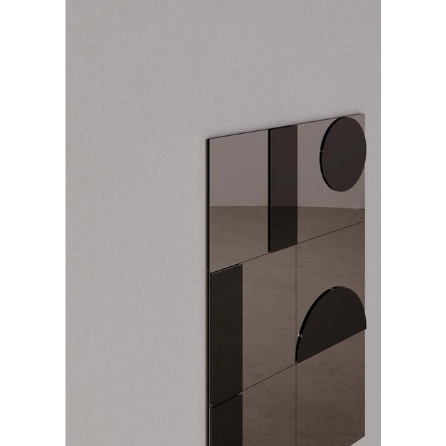 Not Yet Made - Made To Order Dedalo Mirror with Decorative Modules by Dainelli Studio Atelier, Set of 6 For Sale - Image 5 of 6
