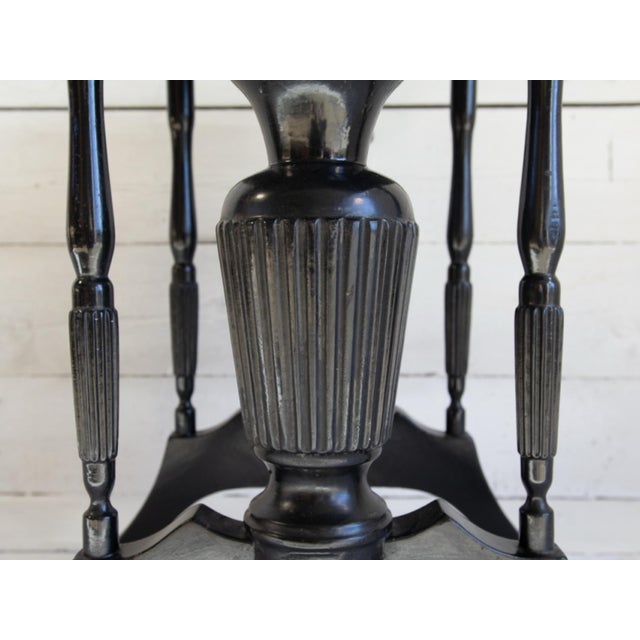 Small Art Deco Ebonized Table, 1930s For Sale - Image 6 of 13