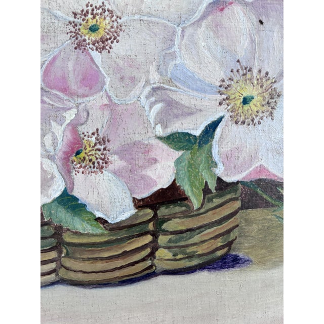 Danish Artist, Still Life Composition, 1960s, Oil Painting on Canvas, Framed For Sale - Image 4 of 14