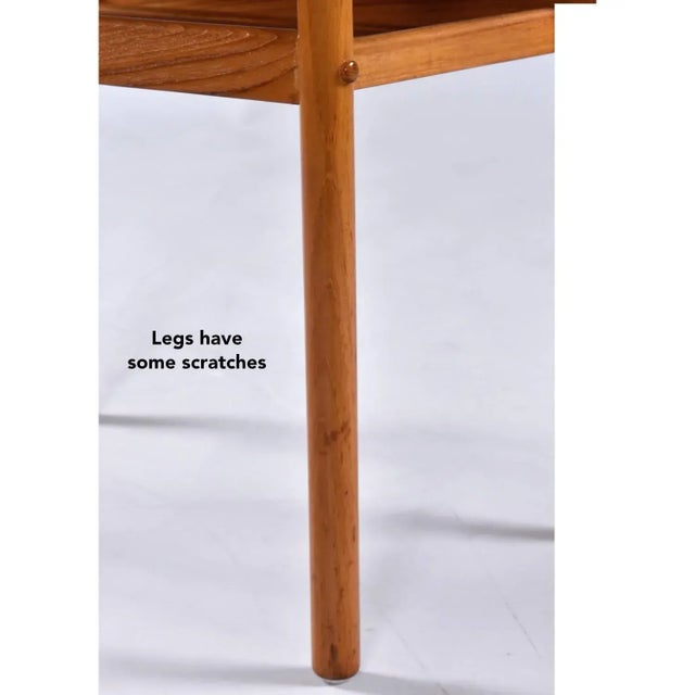 Pair of Grete Jalk for Poul Jeppesen Møbelfabrik Danish Teak Side Tables For Sale - Image 9 of 10
