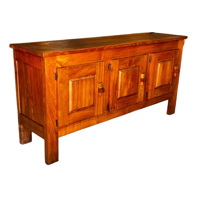 Elm Wood Buffet from Jean Touret, 1957 For Sale