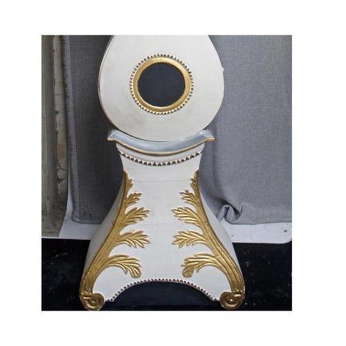 Swedish Mora Clock in White Rosesfryksdall, 1800s For Sale - Image 4 of 5