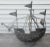 Dark Gray Hand Forged Iron Decorative Sailing Ships - a Pair For Sale - Image 8 of 10
